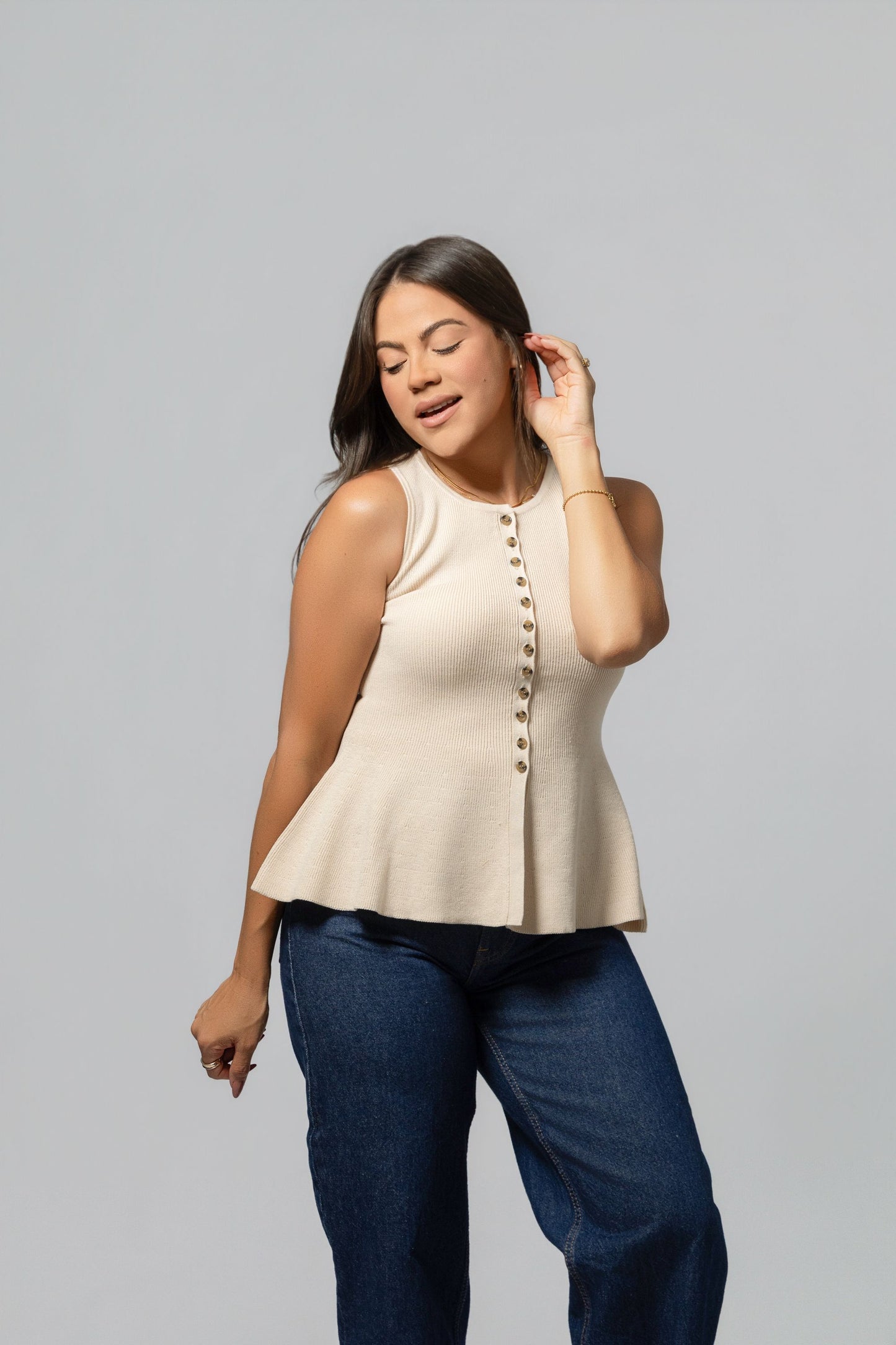 Ania Sand Top