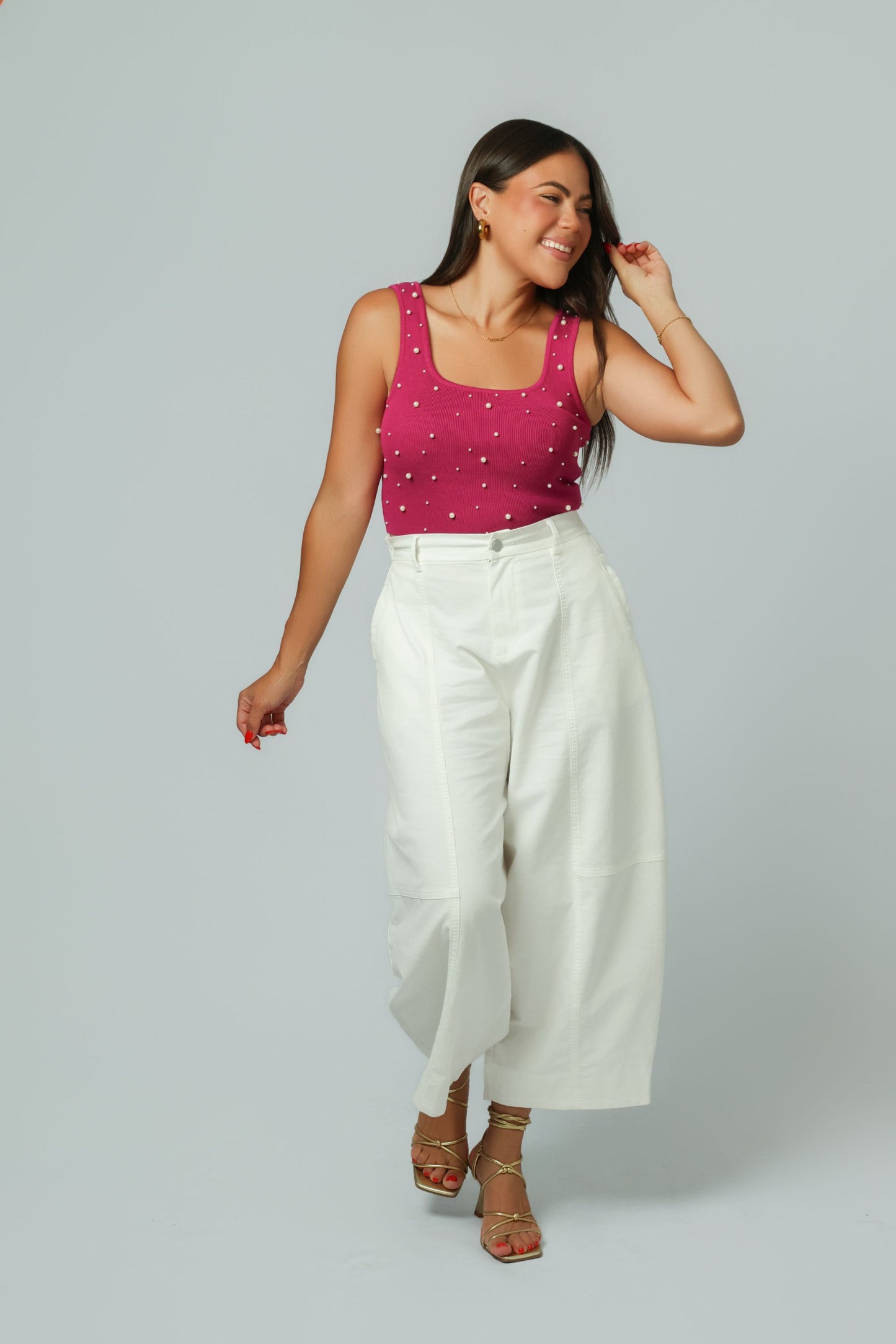 Perla Pink Top