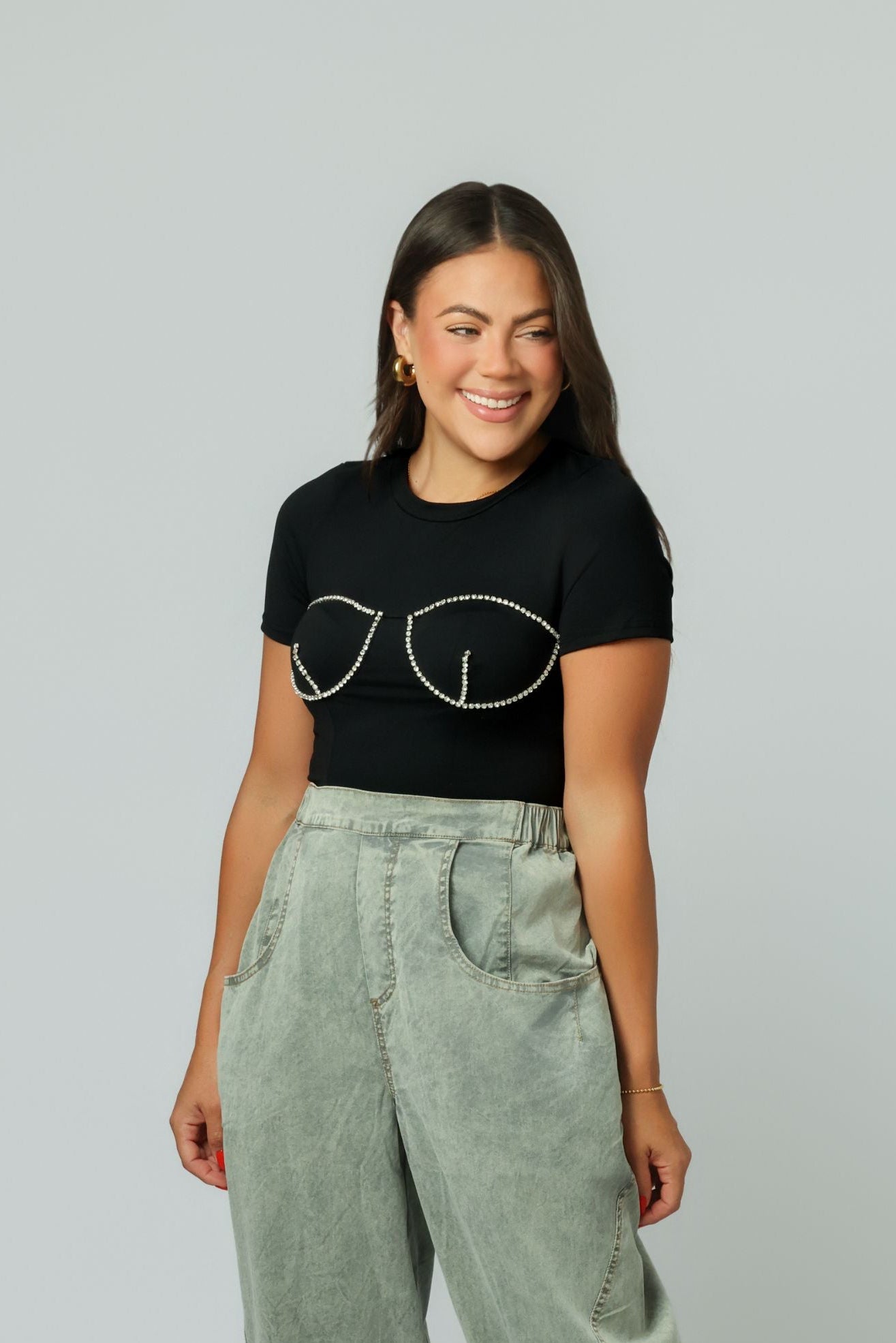 Bra Black Shirt