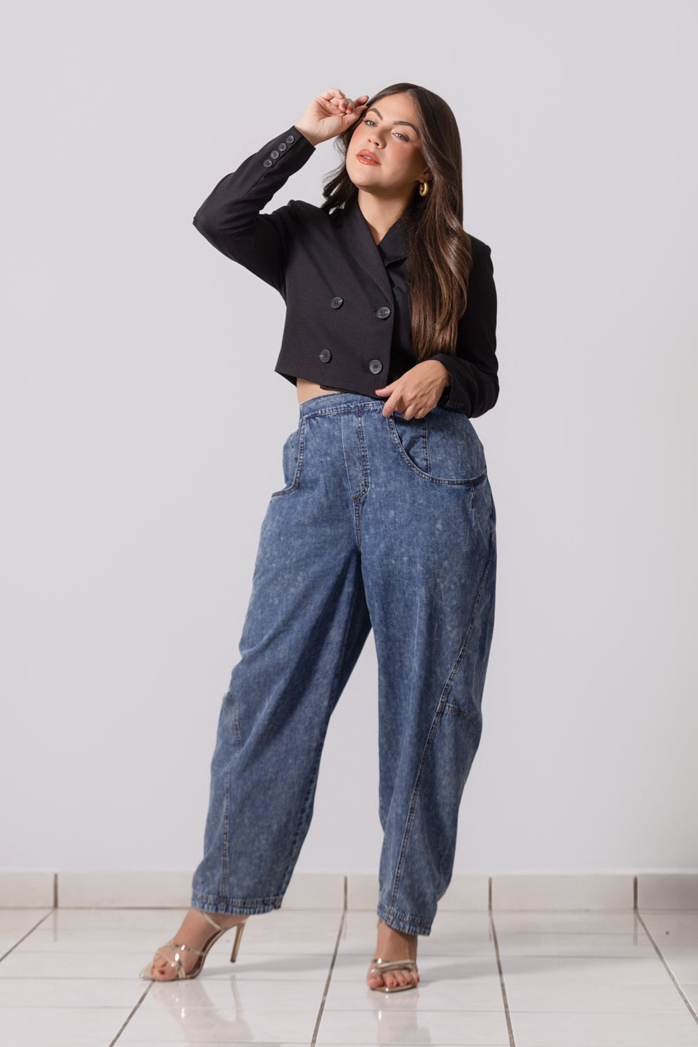 Emy Cropped Trench Coat