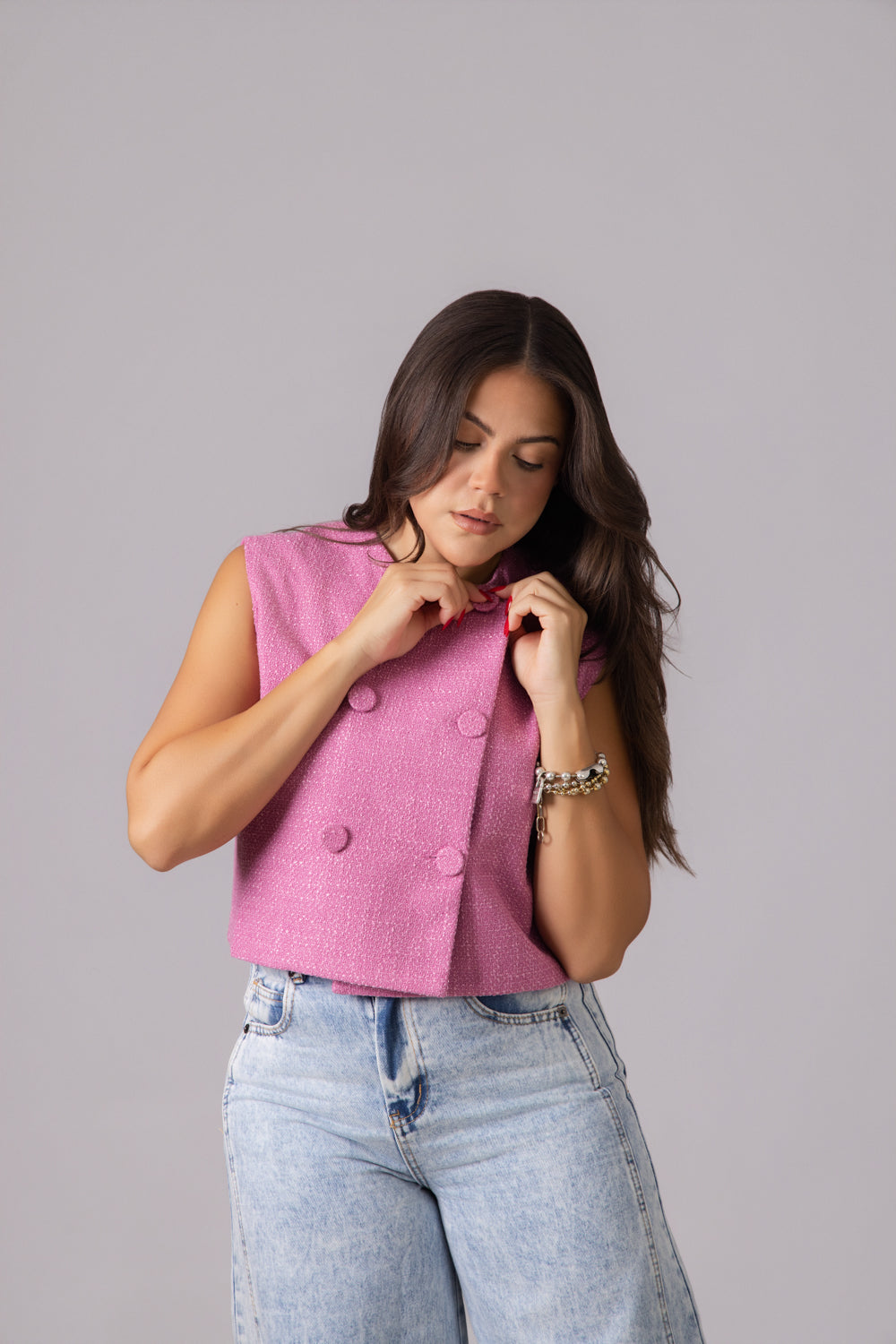 Eleganza Pink Vest