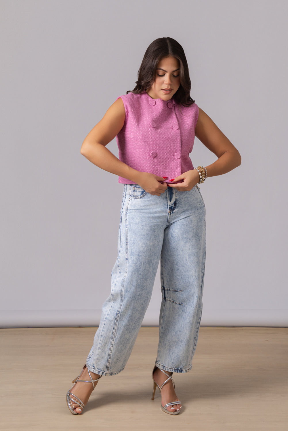 Eleganza Pink Vest