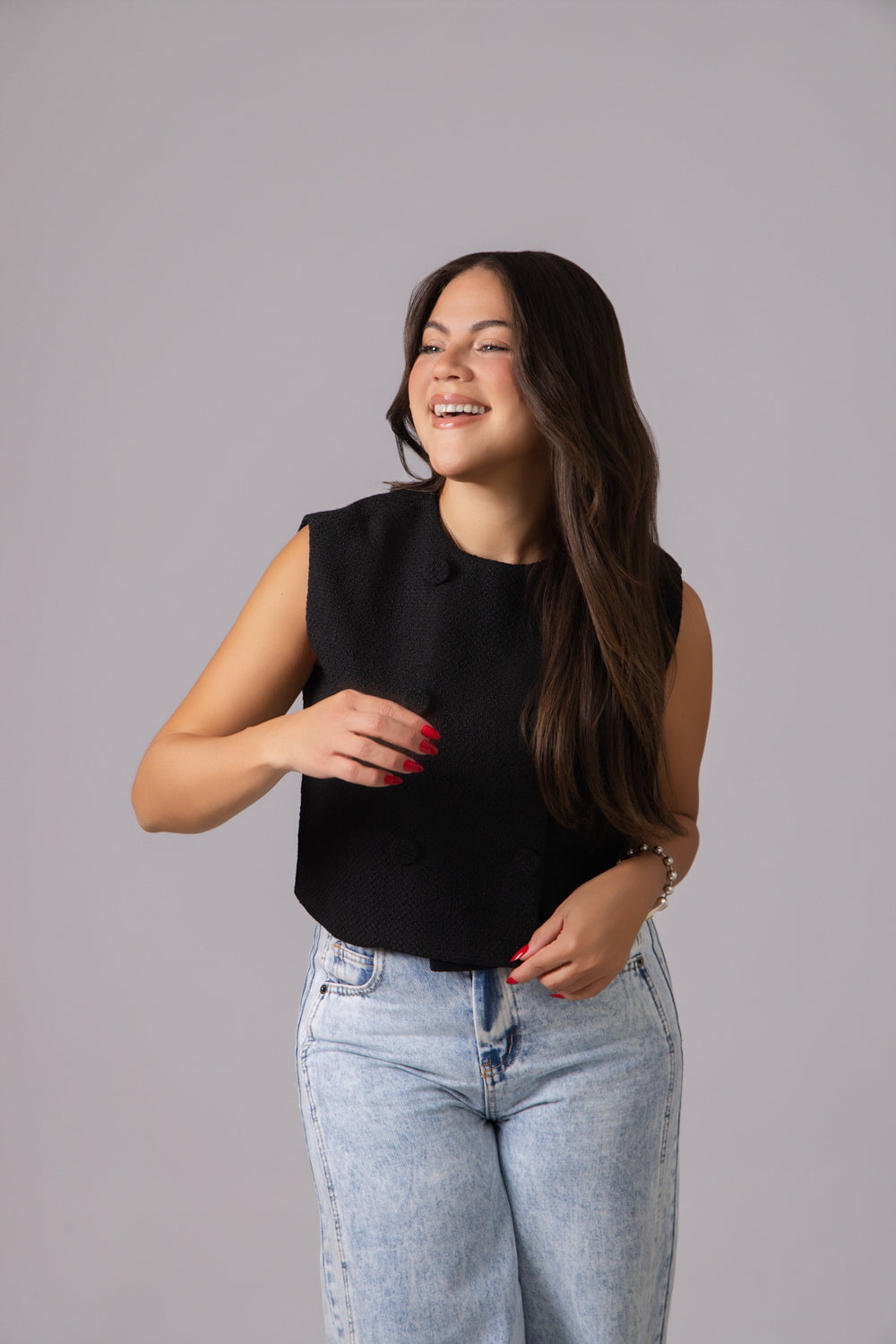 Eleganza Black Vest