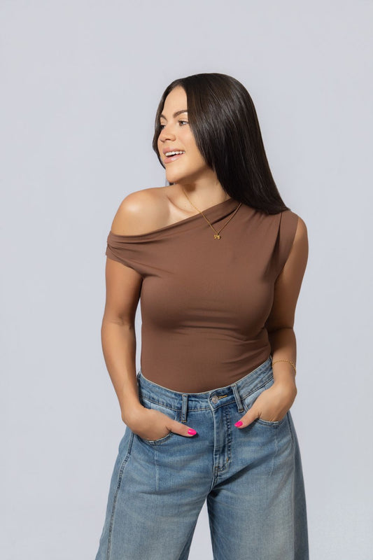 Seamless Brown Bodysuit