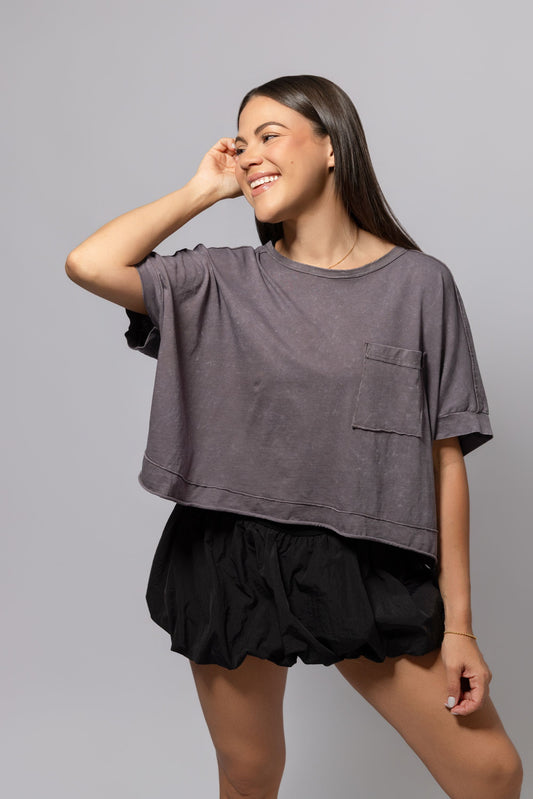 Oversized Crop Top