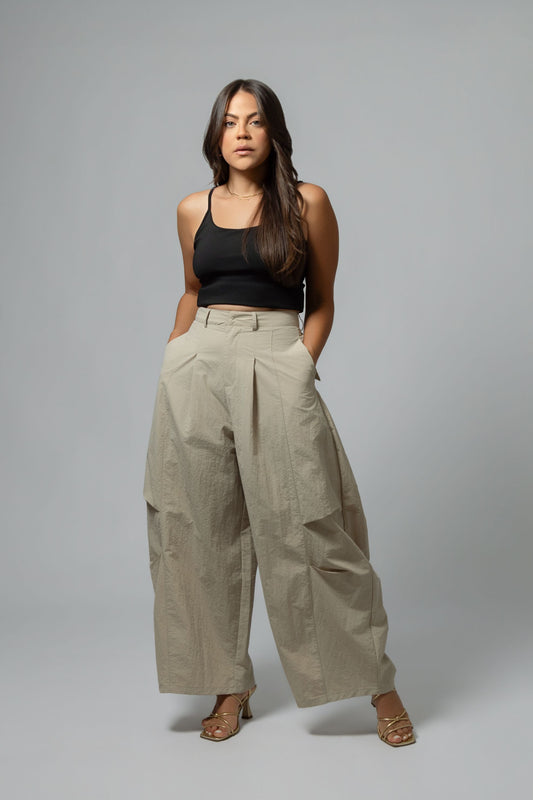 Briza Balloon Khaki Pants