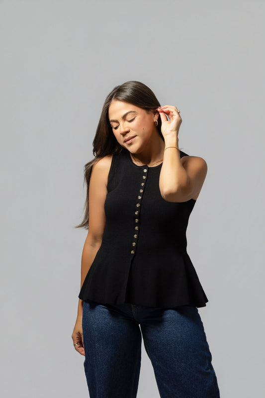 Ania Black Top