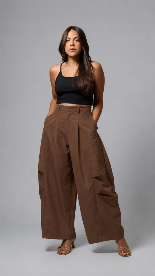 Briza Ballon Brown Pants (Pre Orden)