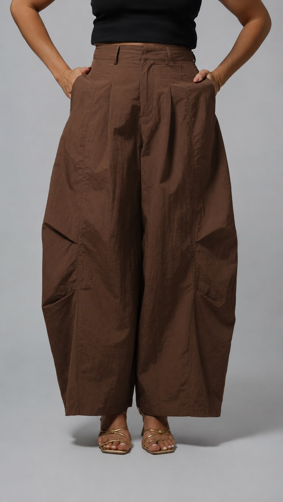 Briza Ballon Brown Pants (Pre Orden)