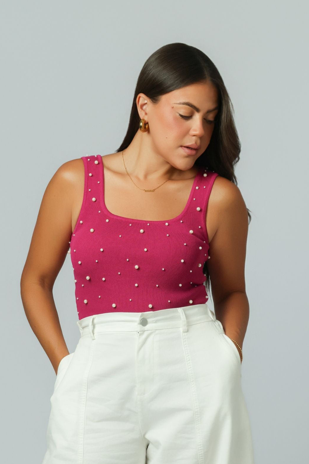 Perla Pink Top