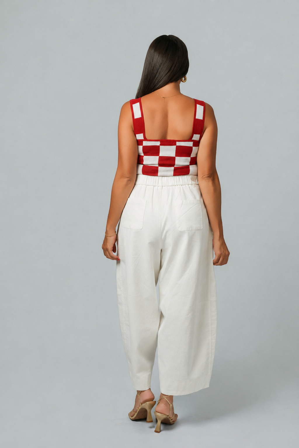 Barrel White Pants