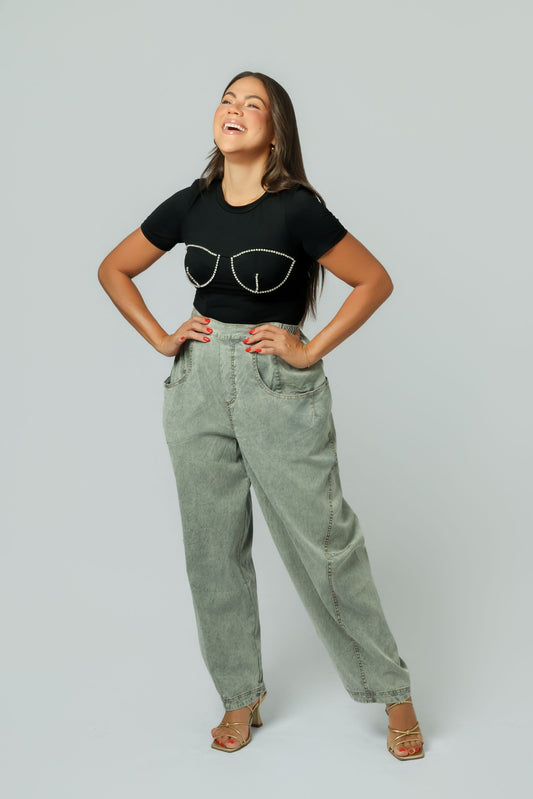 Bra Black Shirt