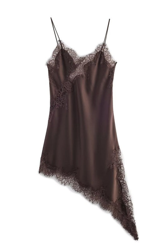 Lace Brown Dress