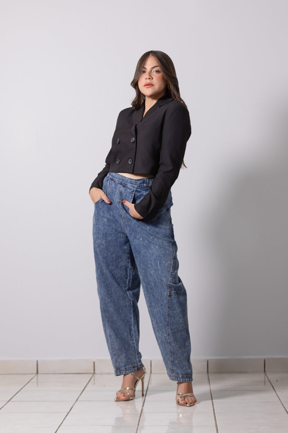Emy Cropped Trench Coat