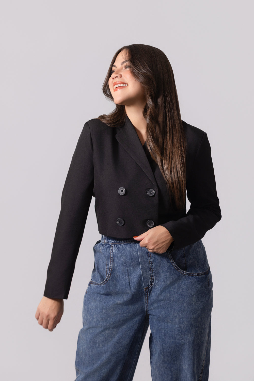 Emy Cropped Trench Coat