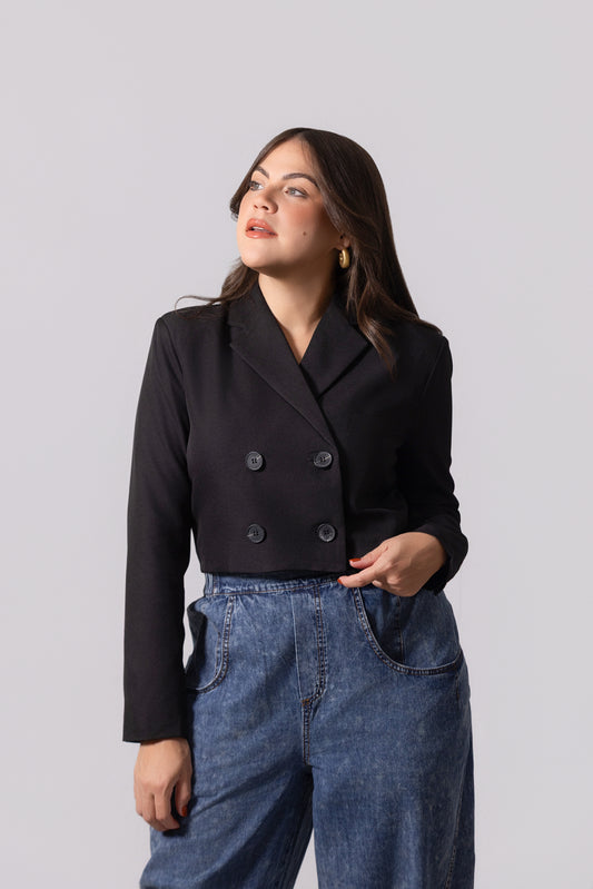 Emy Cropped Trench Coat