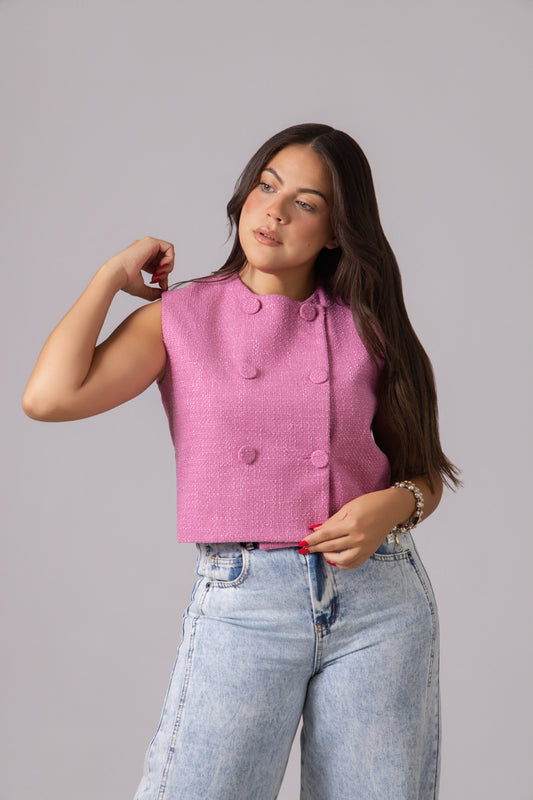 Eleganza Pink Vest